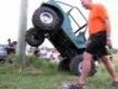 Jeep Willys vs. telephone pole