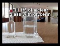 Make an invisible bottle!