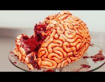 Smegenų tortas - helovynui