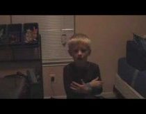 Kid singing Britney Spears scared to death by his mom