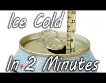 How to Cool a Drink in 2 Minutes