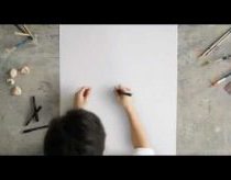 Piešimas neatitraukiant rašiklio (Faber Castell reklama)