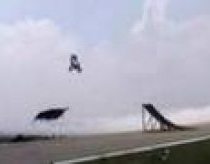Motorcycle & Airplane stunt