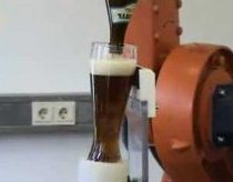 Beer pouring robot