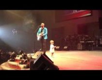 Adorable Baby Crashes Daddy's Concert