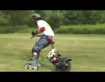 ROLLER CYCLE ON GRASS