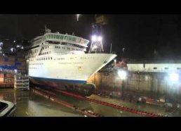 Kruizinio laivo timelapse (fotofilmas) - kruizinio laivo prailginimas