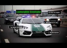 Dubajaus policija - Lamborgini, Ferrari, Camaro