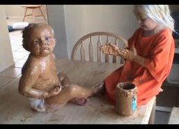 FUNNY THINGS BABIES DO Peanut butter